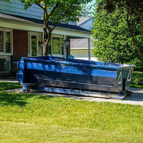 our residential dumpsters can be rented for varying periods depending on your needs